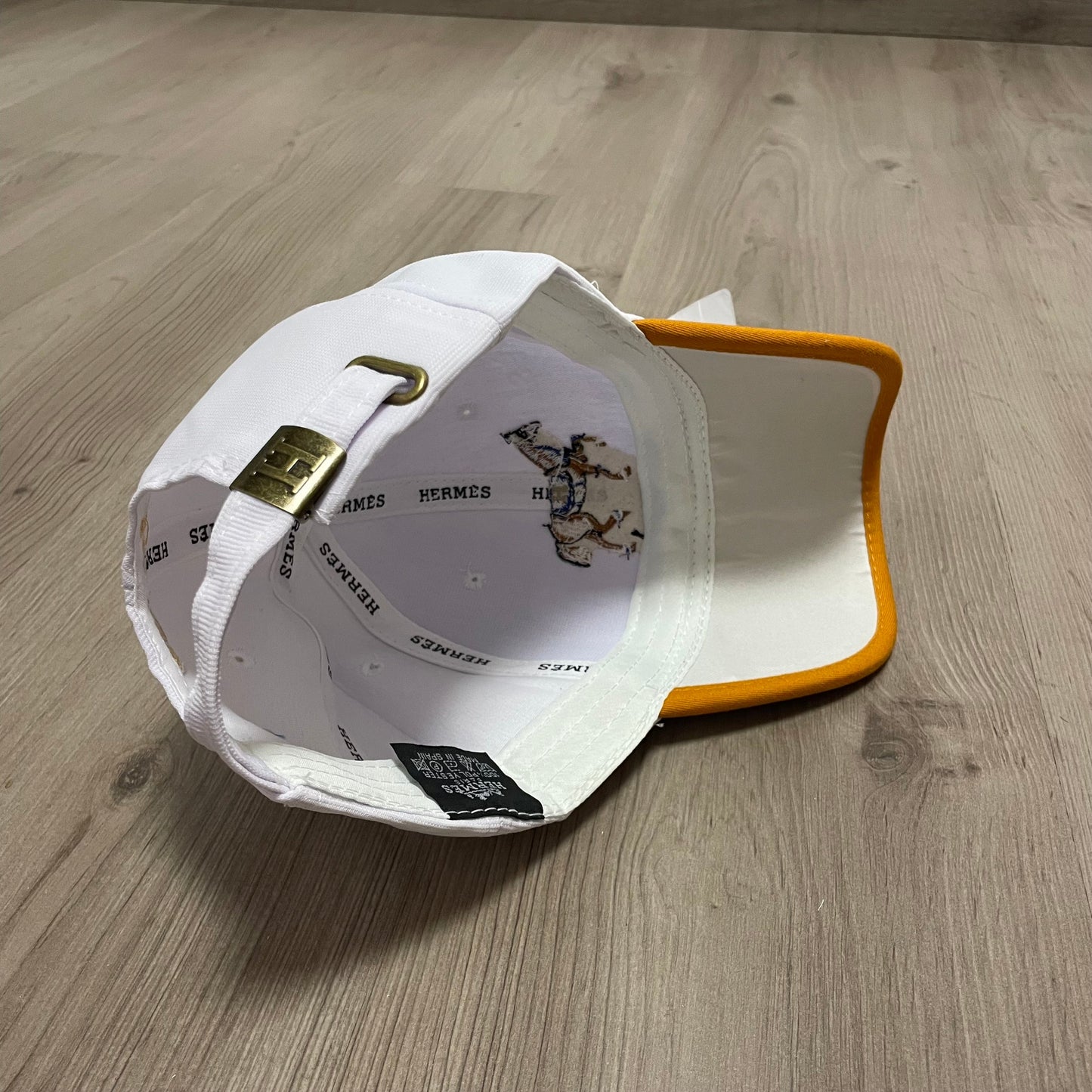 GORRA HERMES WHITE