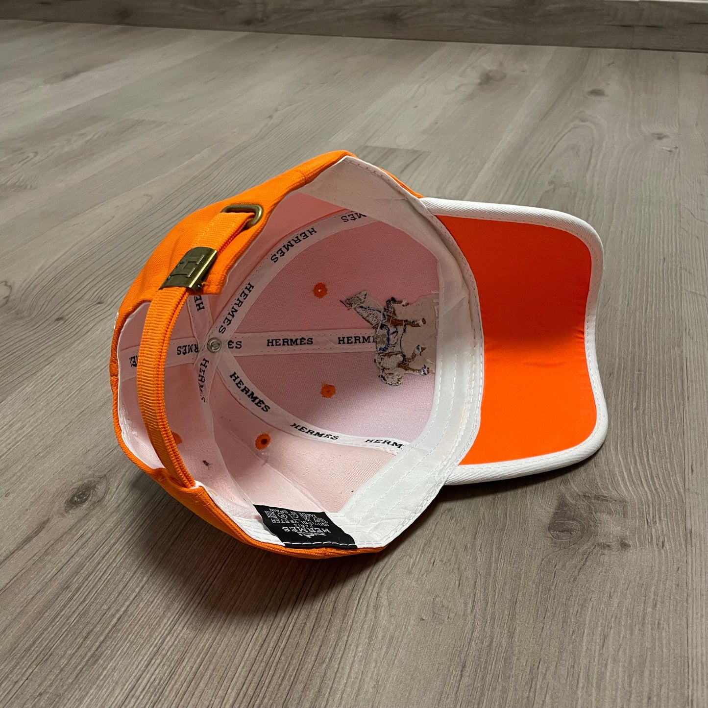 GORRA HERMES ORANGE