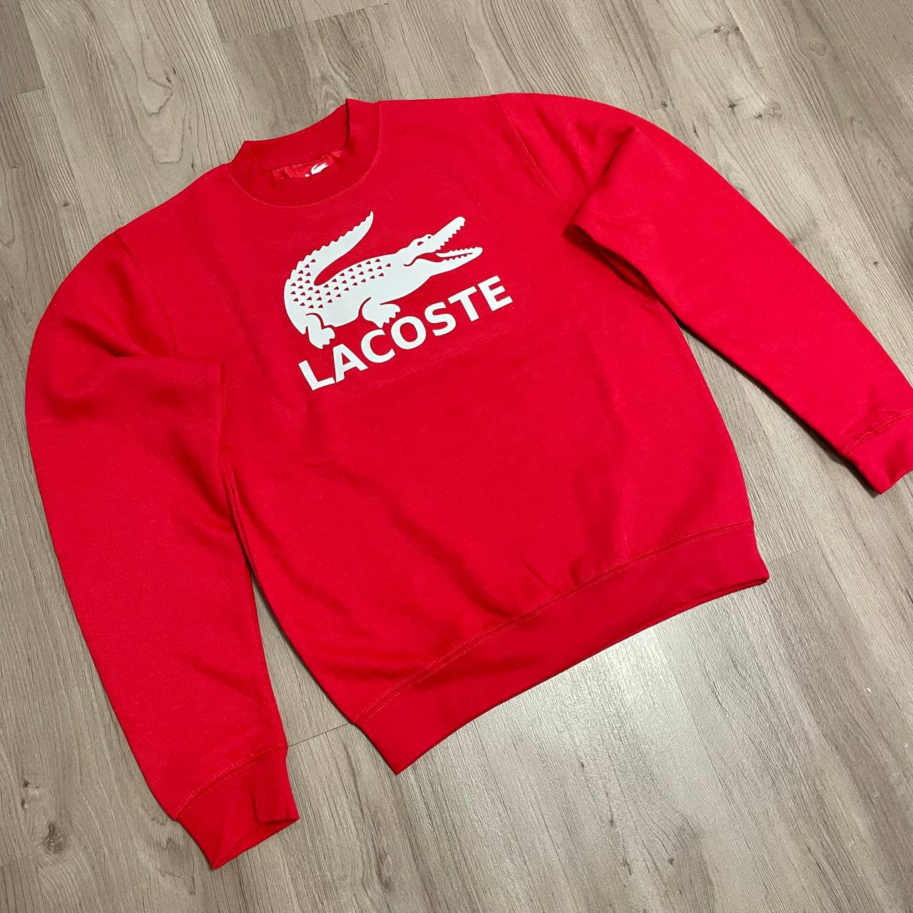 Sudadera  Lacost roja